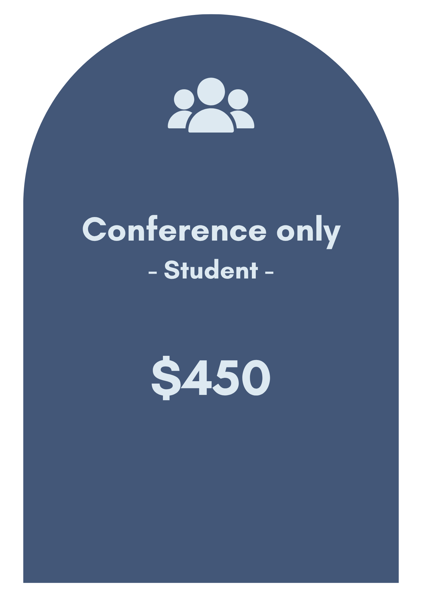 Conference Only - Student